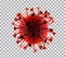 Covid-19 - Coronavirus Isolated with Clipping Path, 3D Rendering