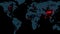 Covid 19 coronavirus virus spreads earth world map 3d rendering