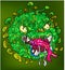 Covid-19 doctor superheroes are fighting corona virus pandemic monster to protect a patient.