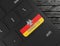 Covid 19 Keyboard key german flag, 3d render