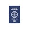 Covid-19 passport travel health book icon