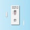 Covid 19 rapid antigen test kit, vector illustration