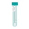 COVID-19 Saliva test icon. Tubes with Saliva sample. Concept of Coronavirus rapid test. Lab research and diagnosis. Vector