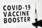 Covid-19 Vaccine booster dose