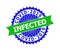 COVID-2019 INFECTED Bicolor Clean Rosette Template for Stamp Seals