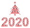 Covid 2020 New Year Icon Recursion Composition