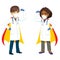 Covid Doctor Super Heroes