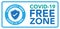 Covid free zone sig.eps10