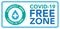 Covid free zone sig.eps10