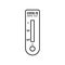 Covid rapid test antibody kit. PCR corona virus rapid test vector icon