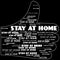 Covid Stay At Home Text Header Banner Sign Notice