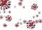 Covid virus mutation covid-19 coronavirus british english   background pandemic - 3d rendering