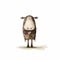 Cow Art By Jon Klassen With Snicker Emoji