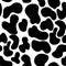 Cow background, seamless pattern. Vector illustration