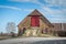 Cow barn or cattle shed in the old property.