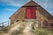 Cow barn or cattle shed in the old property.