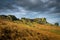 The Cow and Calf rocks. Ilkley moor. Yorkshire