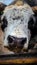 Cow close-up, bull portrait, cow nose.