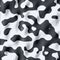 Cow fabric seamless pattern texture background - animal leather - black and white