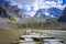 Cow lake, Lac des Vaches, in Vanoise national Park, France