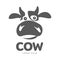 cow logo template