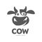 cow logo template