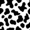 Cow milky vector pattern