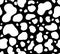 Cow texture pattern repeated seamless black and white lactic chocolate animal jungle print spot skin fur