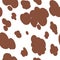 Cow texture pattern repeated seamless chocolate animal jungle print spot skin cloud