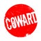 Coward rubber stamp