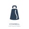 cowbell icon in trendy design style. cowbell icon isolated on white background. cowbell vector icon simple and modern flat symbol