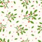 Cowberry seamless pattern
