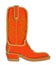 Cowboy boot.Vector symbol