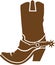 Cowboy boots vector