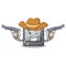 Cowboy button C on a keyboard character