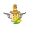 Cowboy corn oil in a cartoon bowl