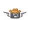 Cowboy digital camera in the cartoon shape