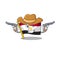 Cowboy flag egypt mascot the character shape