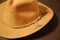 Cowboy hat brown closeup