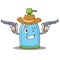 Cowboy liquid soap character cartoon