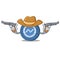 Cowboy Nano coin character cartoon