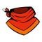 Cowboy neckerchief icon, icon cartoon