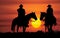 Cowboy silhouette