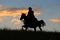 Cowboy silhouette