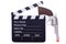 Cowboy western movie clapper board cutout