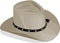 Cowboyhat with clipping path