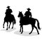 Cowboys silhouettes