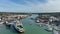 Cowes and East Cowes Town on the Isle of Wight Aerial View