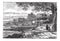 Cowes Harbor in the Isle of Wight, England, United Kingdom, vintage engraving