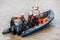 Cowes Lifeboat in action in Hull in a sunny day, Kingston upon Hull, UK